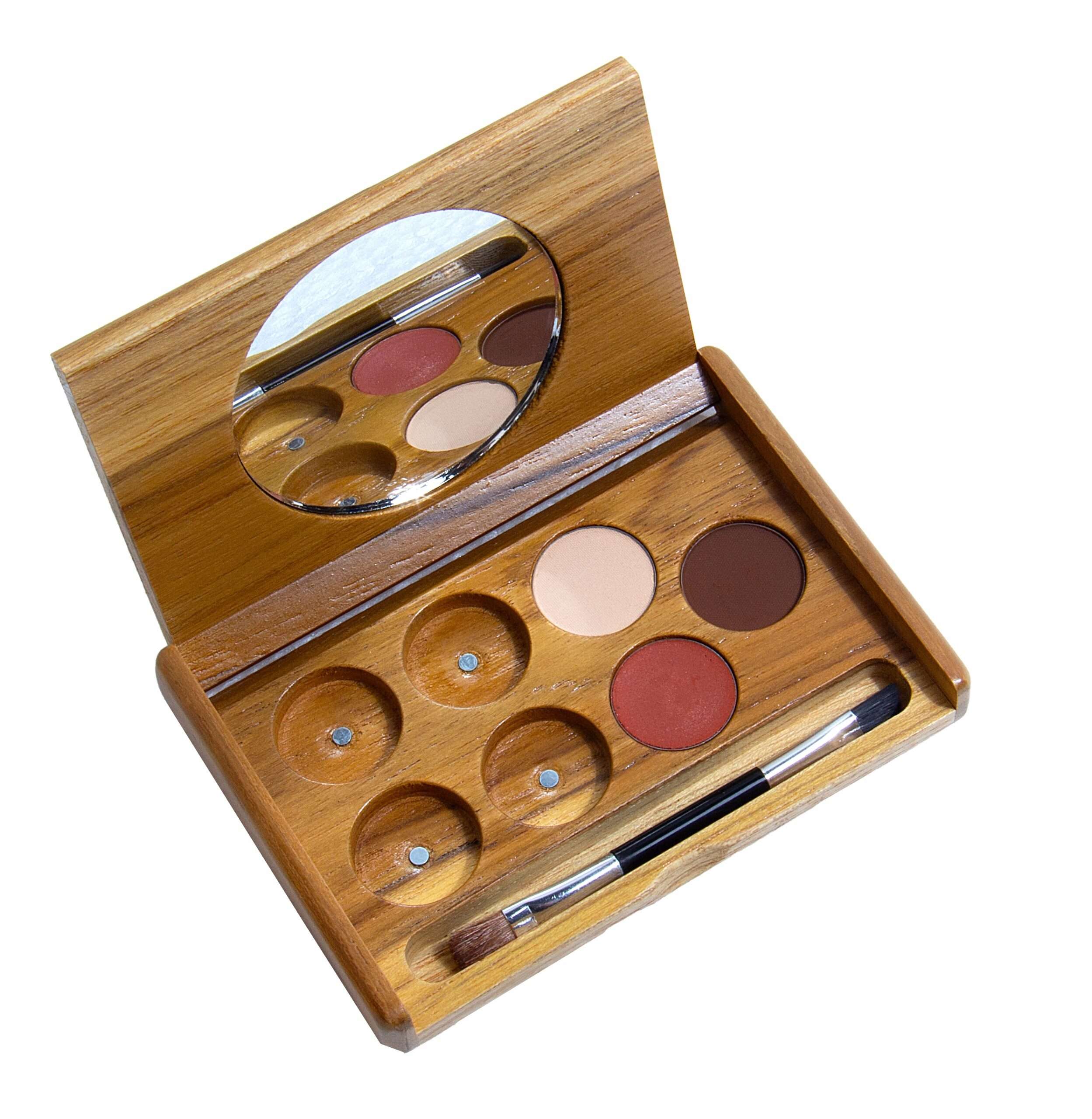 Opción 1: Paleta recargable x 7 colores marcada con el nombre, puedes elegir sombras, labiales, correctores, delineadores, de las opciones que tenemos en cada uno de estos productos Valor:$ 183.000