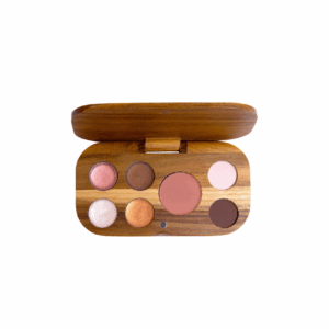 Paleta Combinada de Maquillaje – 4 Sombras Satinadas Cremosas, 2 Sombras Compactas y 1 Rubor